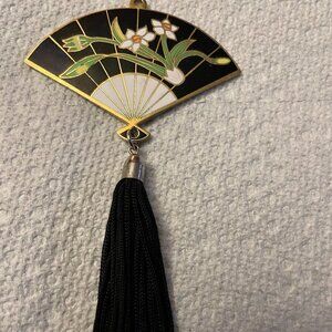 Asian fan pendant